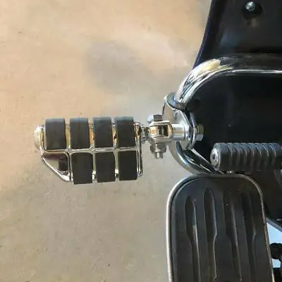 Chrome Highway Foot Pegs 1  ~1.25  For Honda Goldwing 1800 1500 1200 1100 GL1800 • $59.90