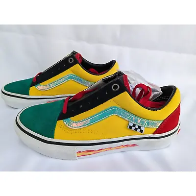 Vans Old School Low Top Color Block Shoes 721454 Pop Cush Men Size 4 Duracap • $69