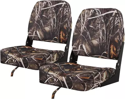 MSC Fishing Folding Boat SeatsOne Pair Pack (S101 Camo) • $132.33