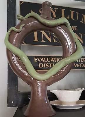 Marvin Bailey Snake Water Ring/ Jug Pottery Southern Folk Art  • $450