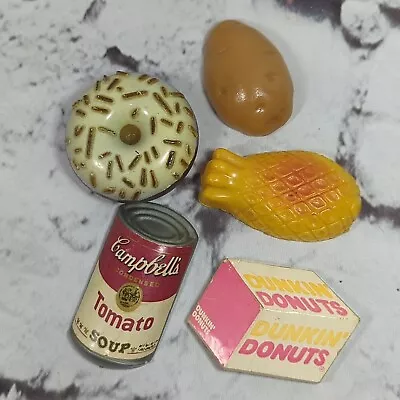 Vintage Food Figural Fridge Magnets Lot Of 5 Dunkin’ Donuts Campbell’s Soup  • $16.99