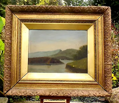PAINTING Oil Painting 1902 Edwardian By E Beaumont Lake District ? • £99.99
