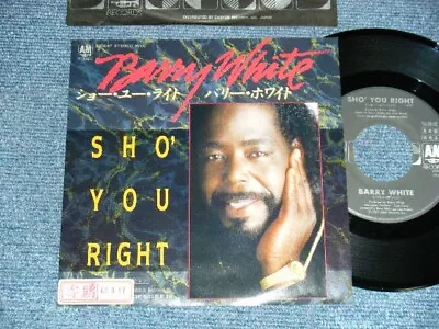 BARRY WHITE Japan 1987 7Y3047 PROMO NM 7 45 SHO' YOU RIGHT • $18.99