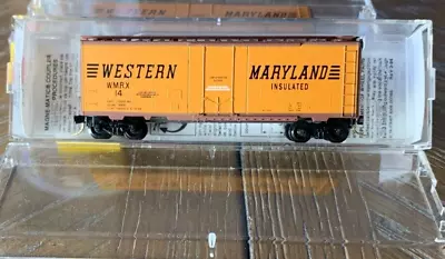 Micro Trains Line N Scale #21240 Western Maryland 40' Standard Box Car NIB • $13.99