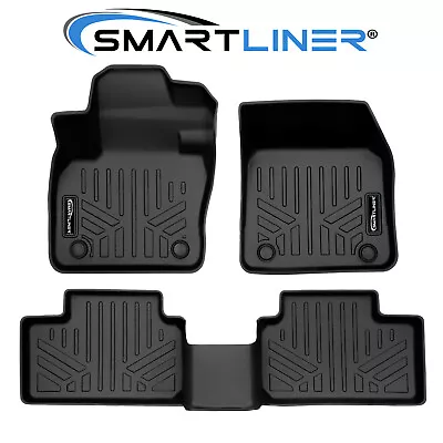 SMARTLINER Custom Fit 2 Row Black Floor Mat Liner Set For 2019-2024 Volvo XC40 • $129.99