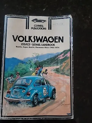 Volkswagen VW Beetle Bug Ghia 1961-1974 Tune-up Shop Repair Service Manual  • $17.99