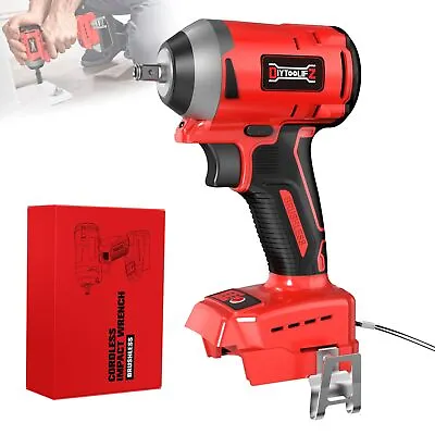 Cordless Impact Wrench For Milwaukee 18V Battery 1/2  Impact Driver Gun High... • $57.35
