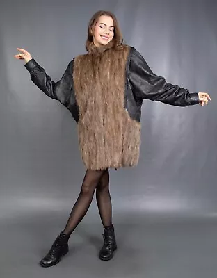 12035 Gorgeous Real Russian Sable Coat Luxury Fur Jacket Beautiful Look Size Xl • £136.58