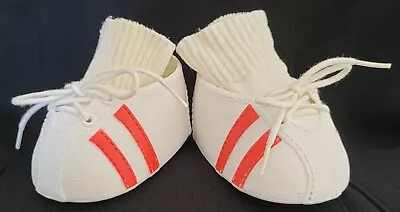 Vintage Cabbage Patch Kids Doll Shoes Red & White Tennis Shoes With Socks 3  • $12.47