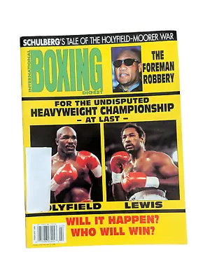 1997 International Boxing Digest Magazine: Evander Holyfield Beats Mike Tyson • $8