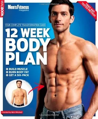 Men's Fitness 12 Week Body Plan (Mens Health) Book The Cheap Fast Free Post • £5.99