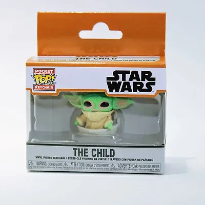 Star Wars Mandalorian Funko POP Keychain The Child In Pod - Grogu Pocket Pop • $11.99