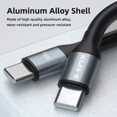 100W PD Type C USB C To USB C Cable 5A Fast Charging Charger Cord For IPhone 15 • $8.99