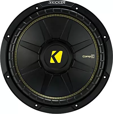 KICKER - CompC 10  Single-Voice-Coil 4-Ohm Subwoofer - Black • $60.99