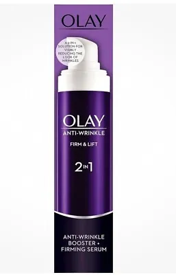 Olay Anti-Wrinkle Firm And Lift 2 In1 Booster And Firming Serum 50 Ml • £13.99