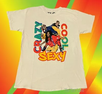 New TLC Crazy Sexy Cool 1994 Cream Vintage Throwback Mens T-shirt • $21.95