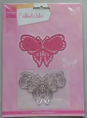 Marianne Collectables Craft Die & Clear Rubber Stamp Butterfly 8.7cm Wide • £5.99