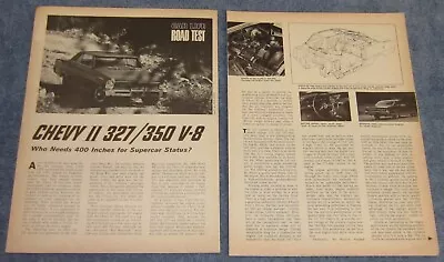 1966 Chevy II Nova SS 327 Hardtop Info Article L79  Who Needs 400 Inches...  • $13.99