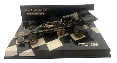 Minichamps 1:43 Lotus 72 Formula 1 Car Emerson Fittipaldi  1972 MIB • £39.99