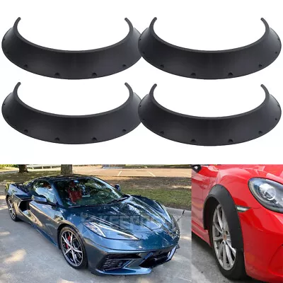 4pcs 4.5  Fender Flares Extra Wide Wheel Arches For Chevrolet Corvette C8 C6 C3 • $170.58