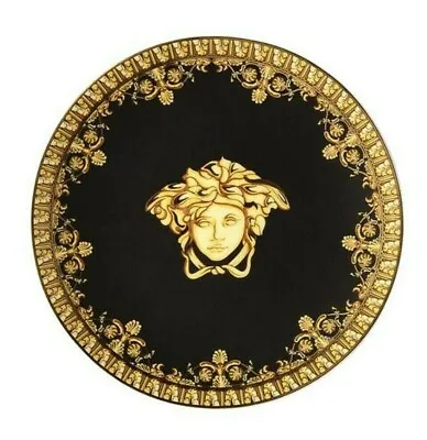 £682.28 • Buy 24 X24  Handmade Black Marble Versace Art Coffee Table Top Decorative Interior