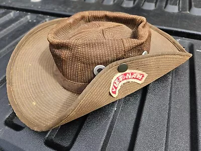 Vintage Vietnam War Bush Hat Cowboy Style Military • $60