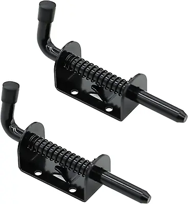 $17.07 • Buy Utility Trailer Gate Spring Loaded Pin Lock Assembly Ramp Door Locking Latch Set