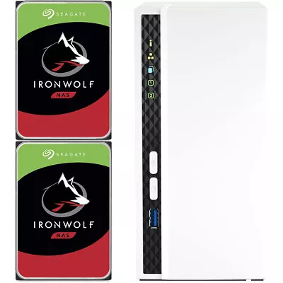 QNAP TS-233 2-Bay 2GB RAM And 6TB (2 X 3TB) Of Seagate Ironwolf NAS Drives • $569.02