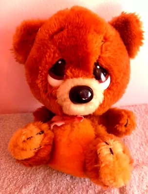 Vintage Applause Burley Jr Teddy Bear Big Eyes Soft Toy Plush Sad Sam Friend • £14.99