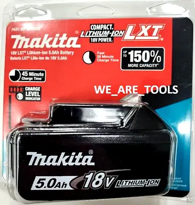 NEW GENUINE IN PACK Makita LED GAUGE BL1850B 18V Battery 5.0 AH 18 Volt LXT • $76.97