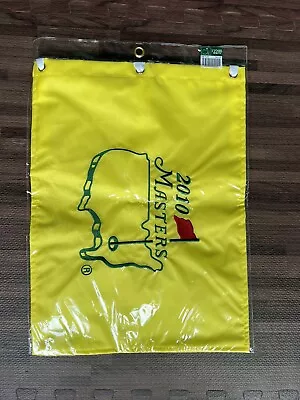 2010 MASTERS GOLF PIN FLAG AUGUSTA NATIONAL New. Rare. Phil Mickelson Winner • $250