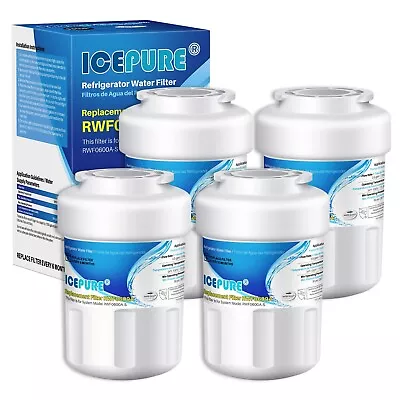 4 Pack Icepure Fit For GE MWF MWFP MWFGV DSE25JSHECSS Refrigerator Water Filter • $32.29