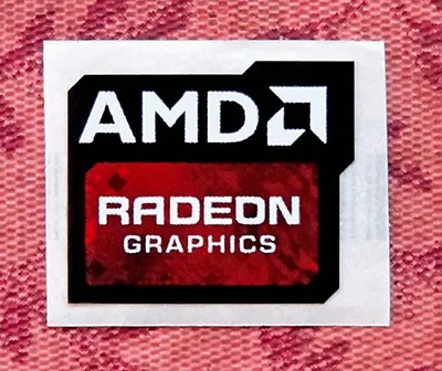 AMD Radeon Graphics Sticker 16.5 X 19.5mm 2013 Version Case Badge  • $1.69