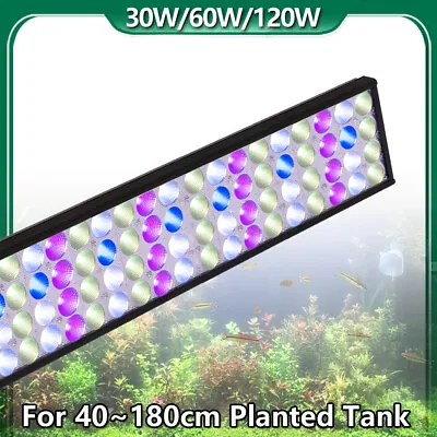 $387 • Buy 30-180cm Aquarium Light LED Fish Tank Timer Remote Fresh Water Planted Lamp