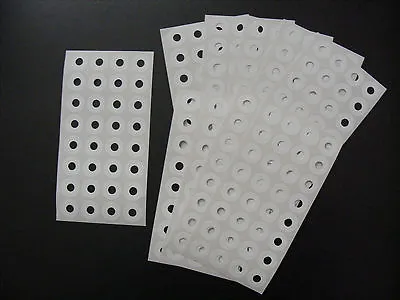 250 White Paper Page Ring File Hole Punch Adhesive Sticker Reinforcer Protector • £2.10