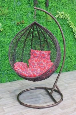 New Outdoor Decor Hanging Large Swinging Egg/Pod Chair For Garden Home SW86B/K • $269