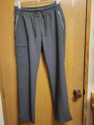 Gray Stretch Waist Scrub Pants By Barco. Immaculate Condition.  Sz Med. • $12