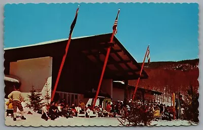 Stowe VT Mount Mansfield Ski Area Spruce House C1964 Chrome Postcard • $6.67