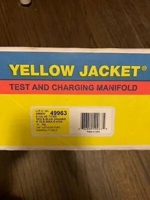 Yellow Jacket Test And Charging Manifold 49963 R22 R404A R410A • $177