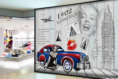 3D Marilyn Monroe 280 Wallpaper Mural Paper Wall Print Indoor Murals CA Sinsin • $25.60