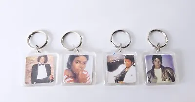 Lot Of 4 - Michael Jackson Keychains - Pre-owned - 1.5  X 1.5  • $12.99
