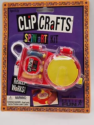 Cllp Crafts Spin Art Kit Vintage Basic Fun Keychain #1130 • $29.40