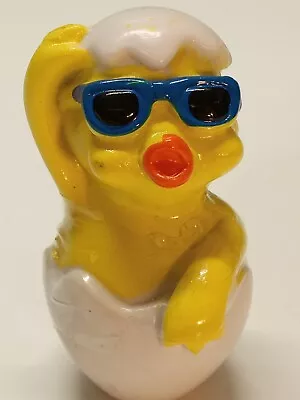 Topps 2001 Pencil Topper Chicken Chick In Egg Sunglasses Hatching Easter • $4.99