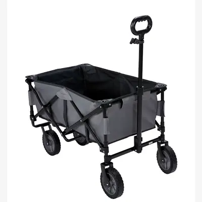 Folding Wagon Beach Trolley Outdoor Garden Cart Sports Market Picnic Camping AU • $74.99