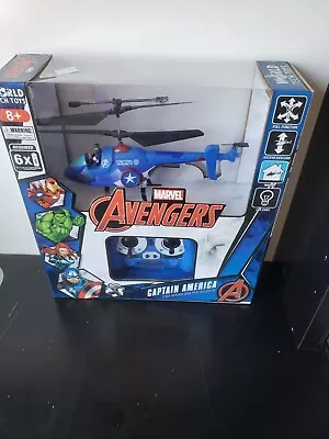World Tech Toys 33848 3.5-channel Marvel Captain America Pilot Helicopter NEW • $59.95