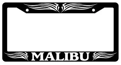 Black License Plate Frame MALIBU TRIBAL #1 Auto Accessory • $7.29