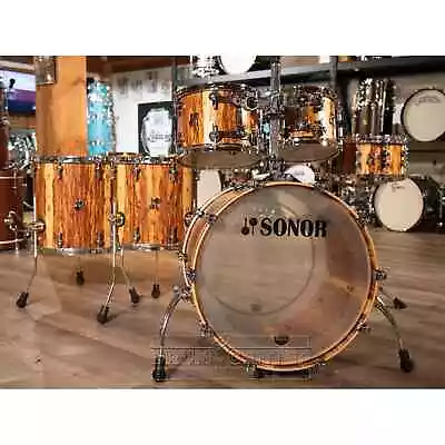 Sonor SQ2 Beech 6pc Drum Set African Marble Semi Gloss • $8987.48