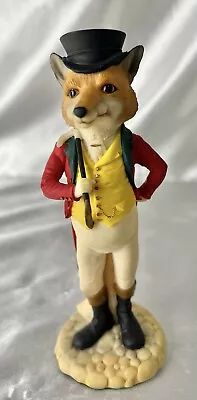 Aynsley 1984 Master Craft  England Fox Hand Painted Figurine Vintage Marked • $49.99