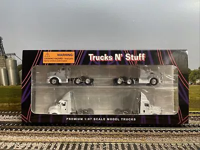 Ho Scale 1/87 4pack Trucks N Stuff Double Axle Tractors NIB • $59.99