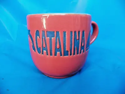 Catalina California Dolphin/Sail Boat/Sun Souvenir Coffee Mug -  Siena / Purple • $6.50